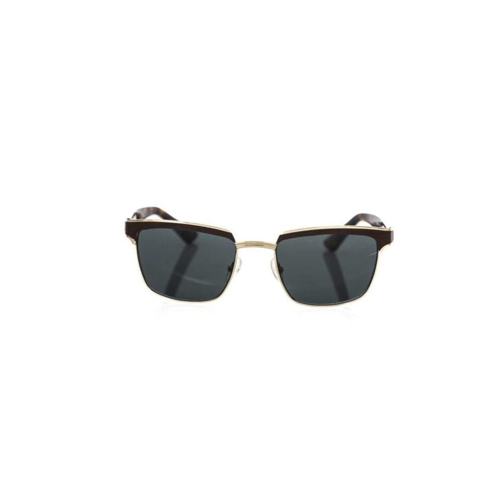 Frankie Morello Brown Metallic Men's Men's Sunglass